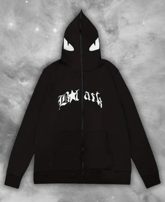 Black Eyeville Zip-Up Hoodie
