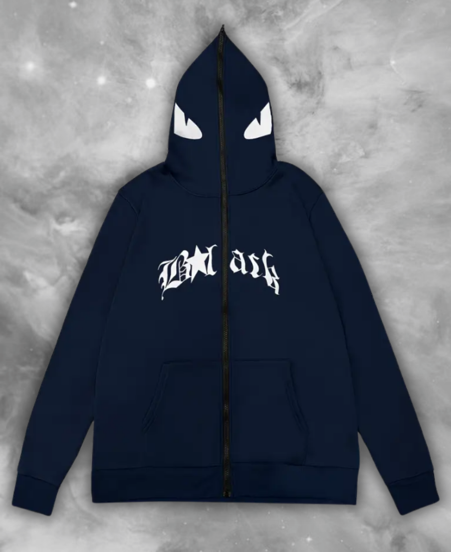 Black Eyeville Zip-Up Hoodie