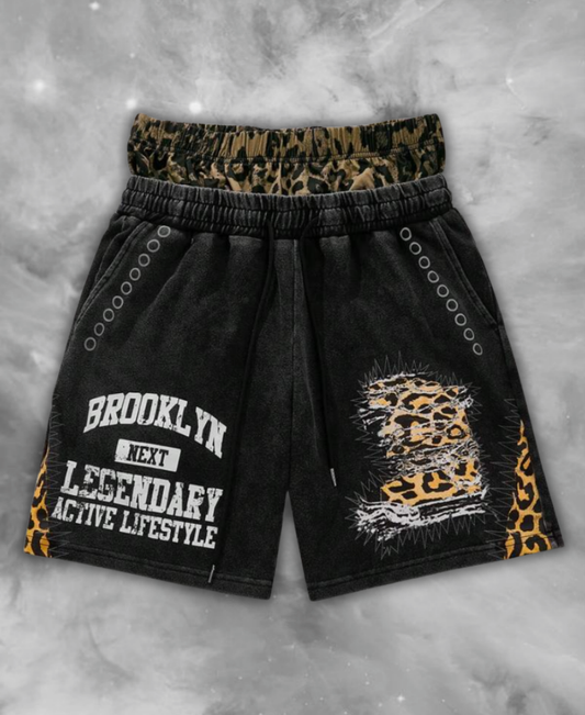 Brooklyn Leopar Şort