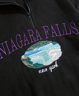 Niagara Falls "World" Half-Zip Sweatshirt