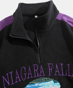 Niagara Falls "World" Half-Zip Sweatshirt