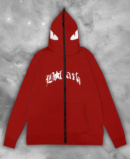 Black Eyeville Zip-Up Hoodie