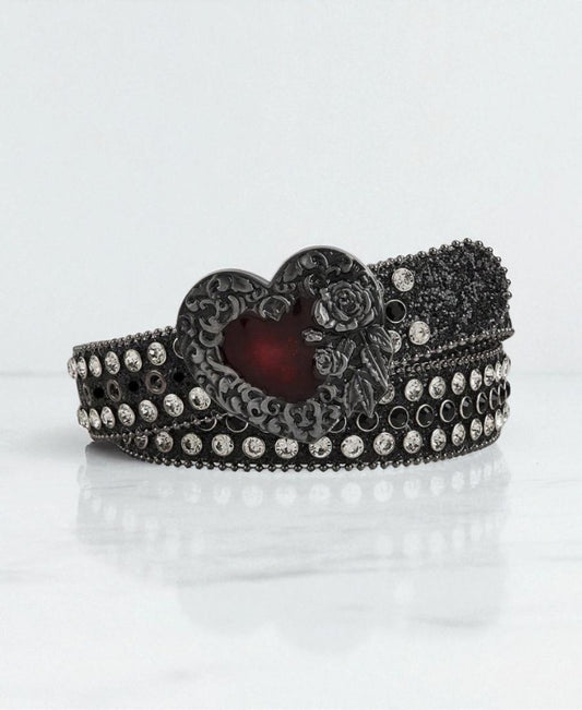 Tempest Heart Rhinestone Kemer