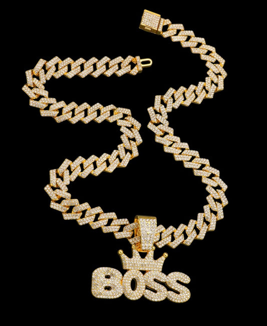 Iced Out Boss Thick Chain