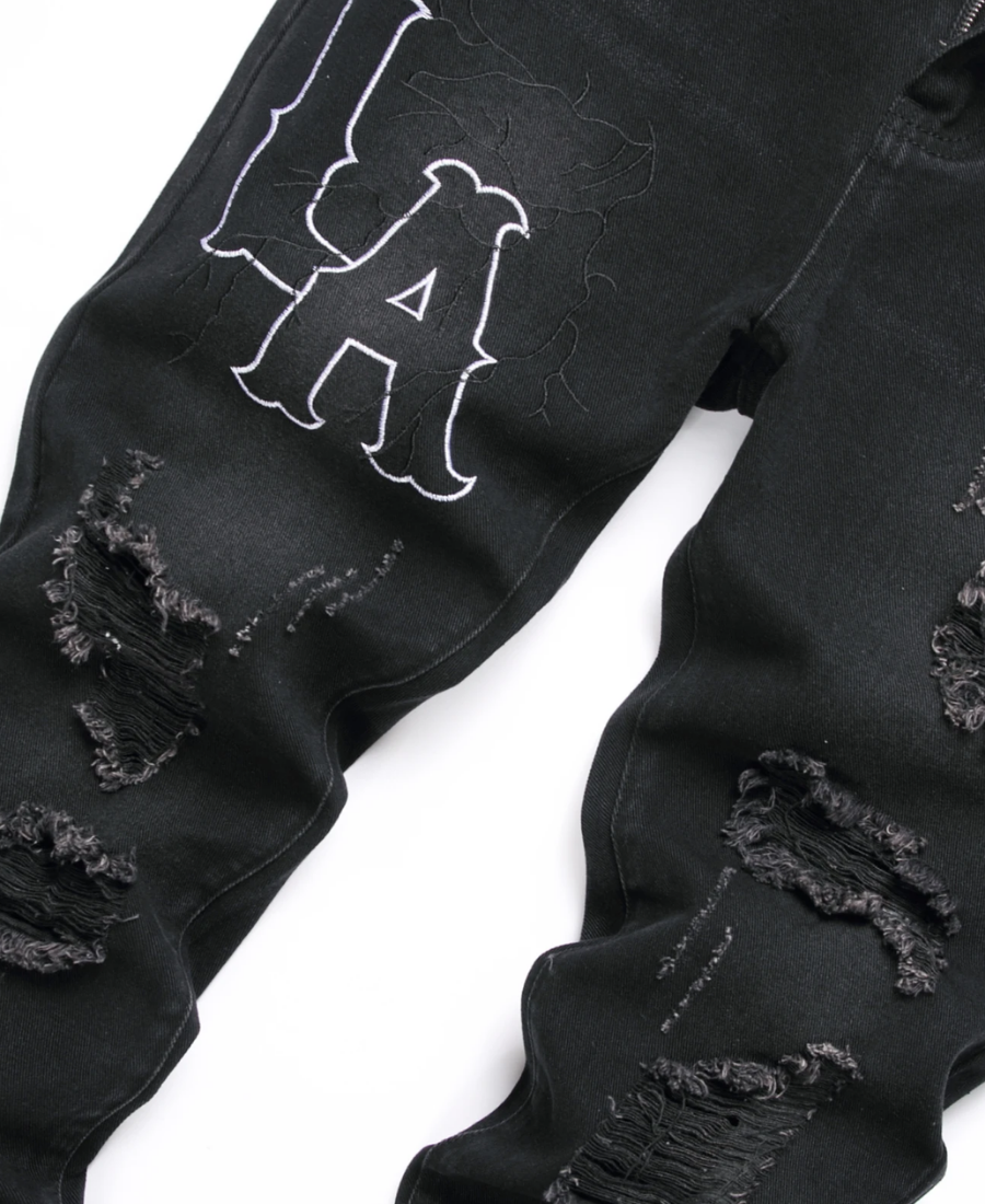 LA Ripped Palm Pants