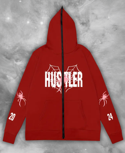 Hustler Web 20-24 Zip-Up Hoodie
