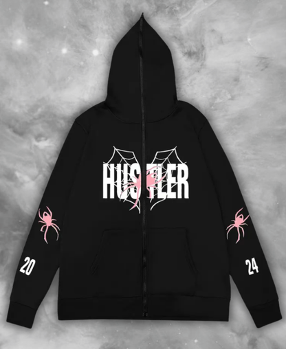 Hustler Web 20-24 Zip-Up Hoodie