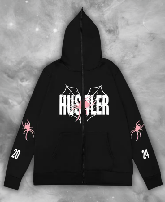 Hustler Web 20-24 Zip-Up Hoodie