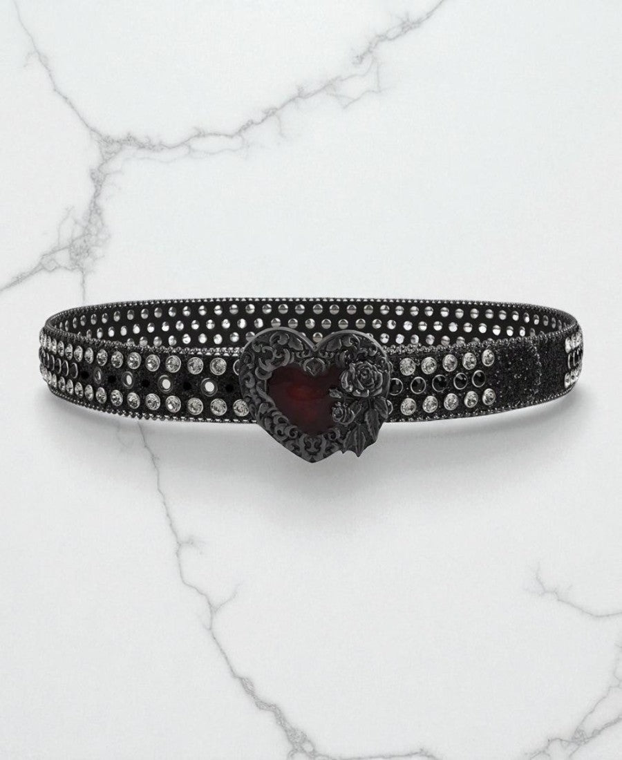 Tempest Heart Rhinestone Kemer