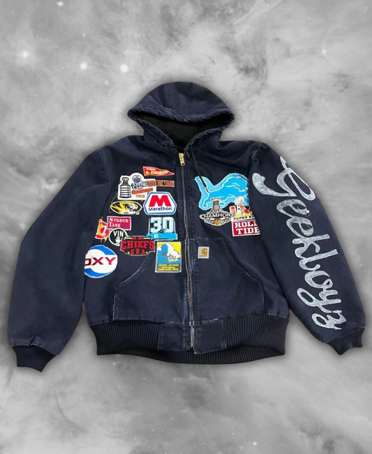 College Crew Zip-Up Hoodie