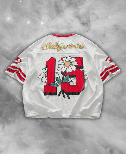 California 15 Flowers Jersey Tee