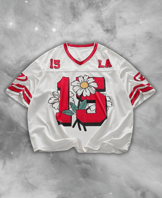 California 15 Flowers Jersey Tee