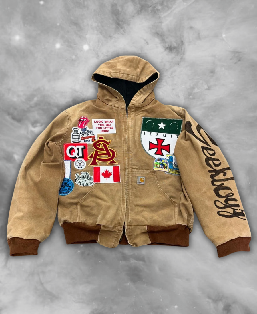 College Crew Zip-Up Hoodie