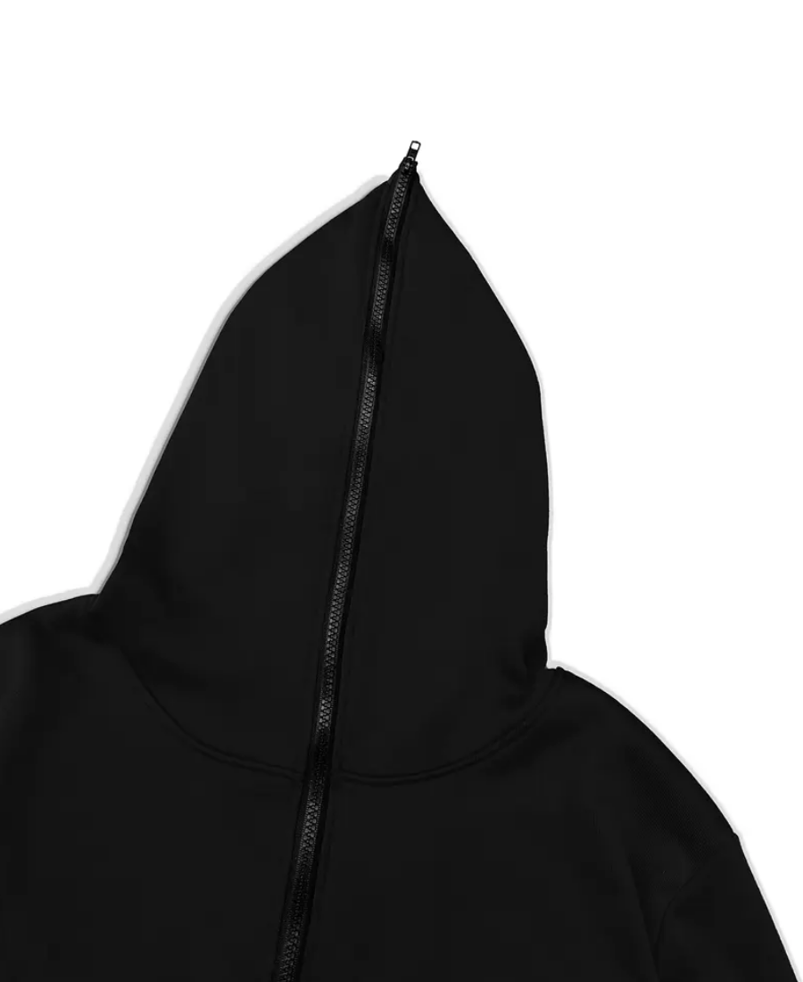 Heart Flame Zip-Up Hoodie