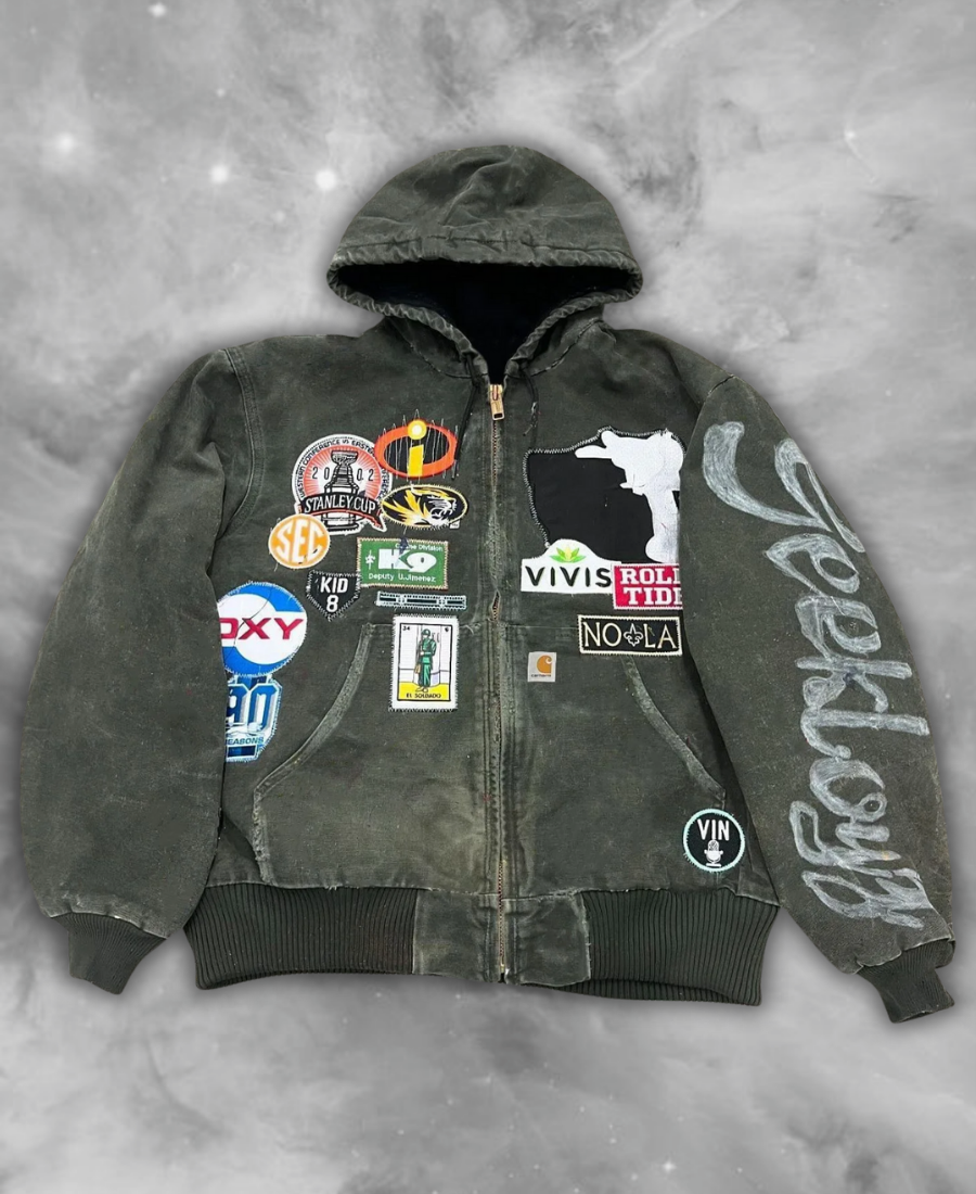 College Crew Zip-Up Hoodie