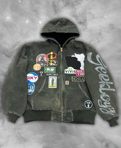 College Crew Zip-Up Hoodie