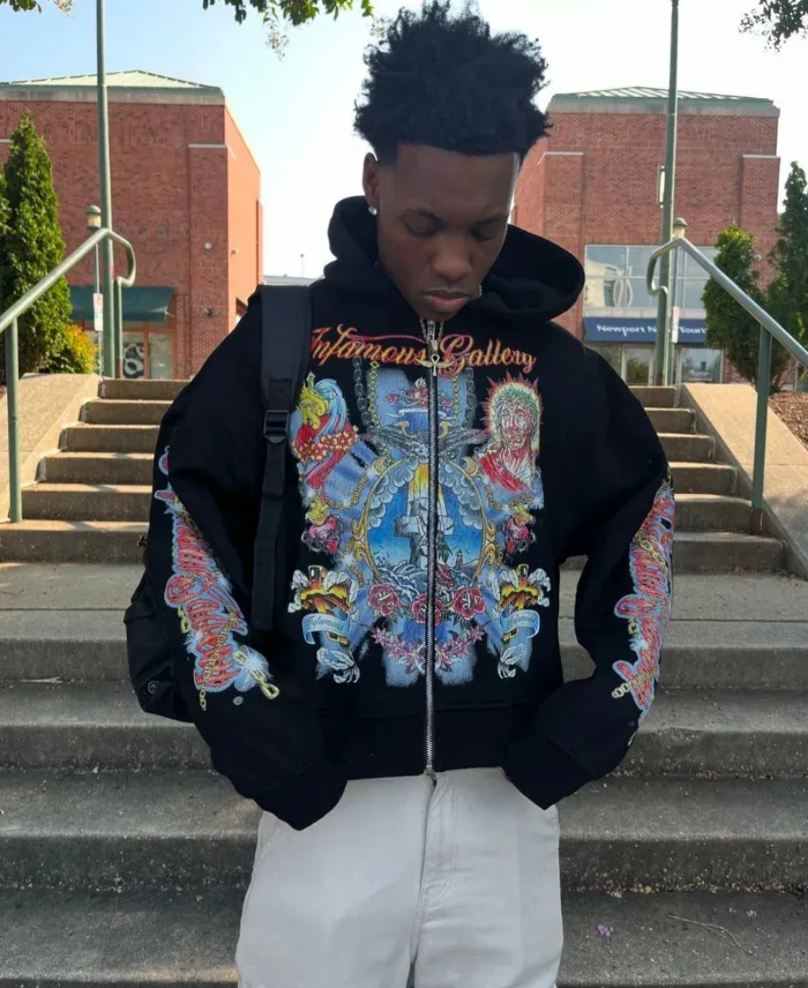 Art of Sin Zip-Up Hoodie