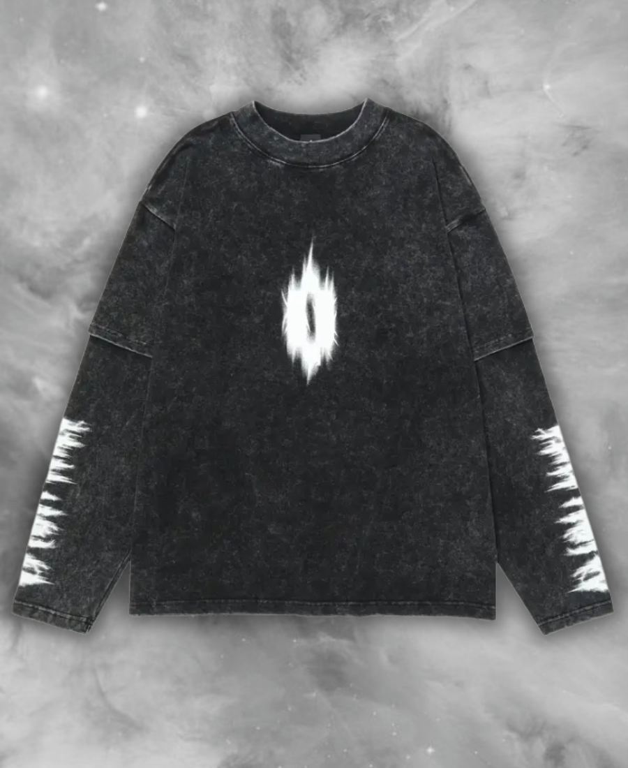 Eclipse Ripped Long Tee