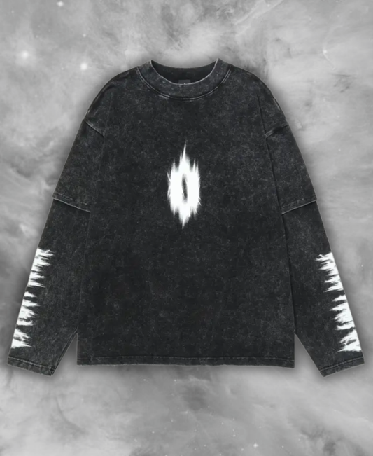 Eclipse Ripped Long Tee