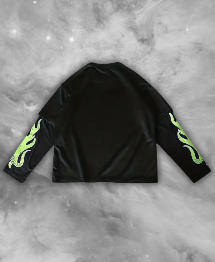 77 Flame Toxic Jersey Tee