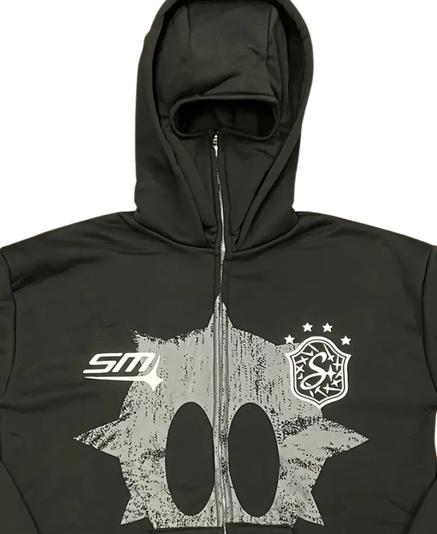 SM Hole-Bomb Zip-Up Hoodie