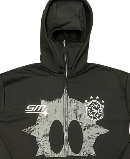 SM Hole-Bomb Zip-Up Hoodie