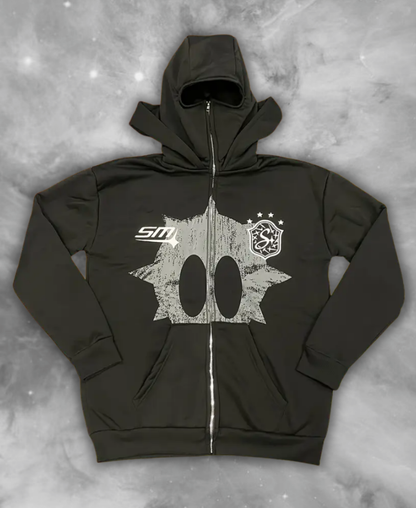 SM Hole-Bomb Zip-Up Hoodie