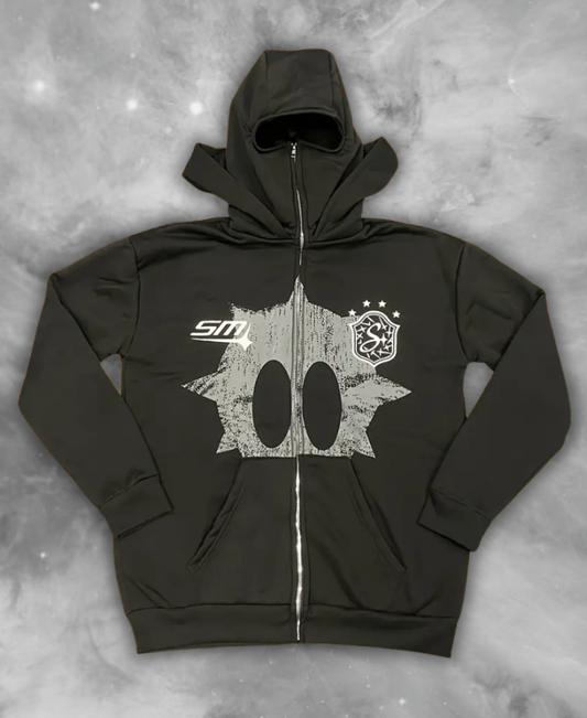 SM Hole-Bomb Zip-Up Hoodie