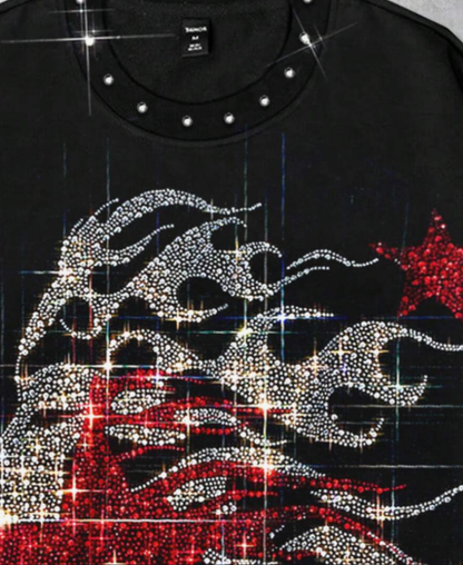 Hellstar Rhinestone Long Tee