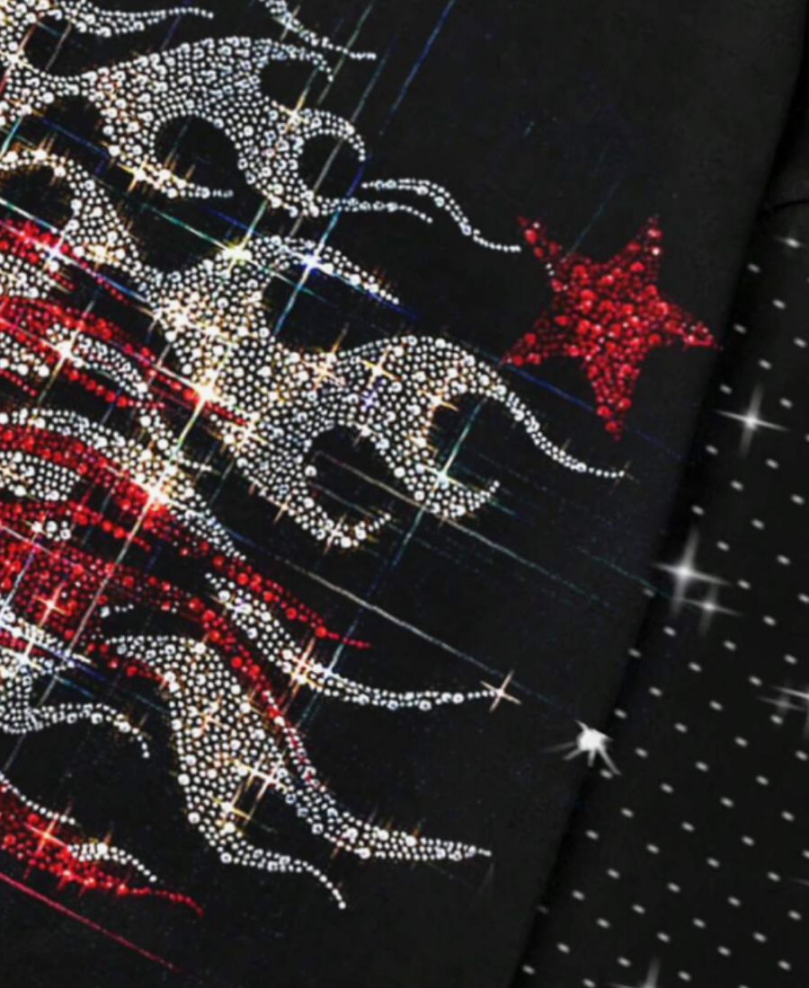 Hellstar Rhinestone Long Tee