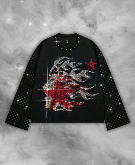 Hellstar Rhinestone Long Tee
