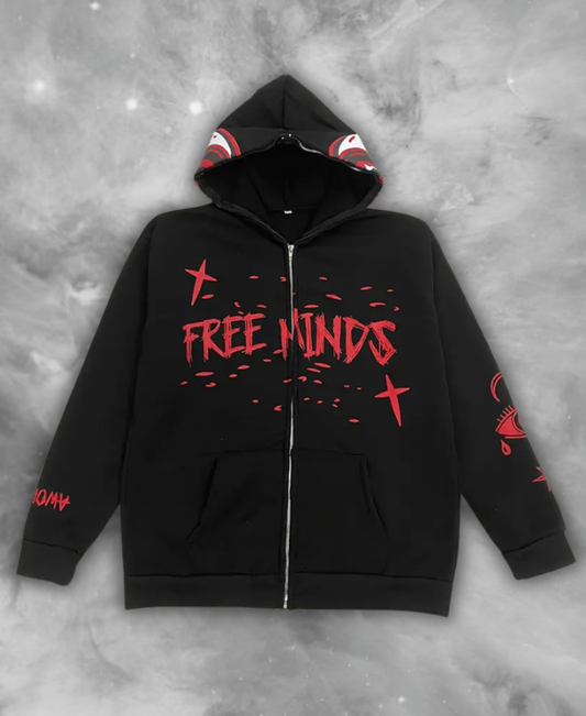 Free Minds "Awaken Apparel" Zip-Up Hoodie