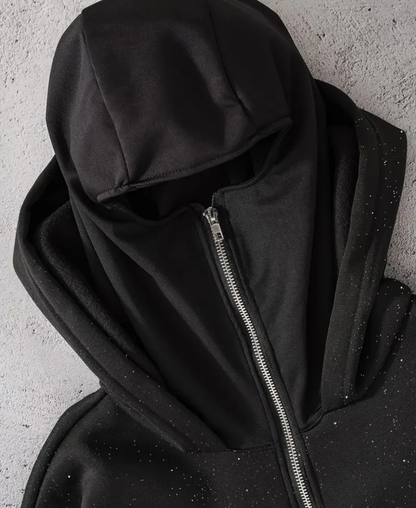 Balaclava "Starboy" Zip-Up Hoodie
