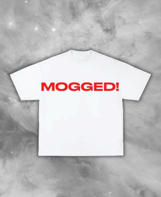 MOGGED! White Tee