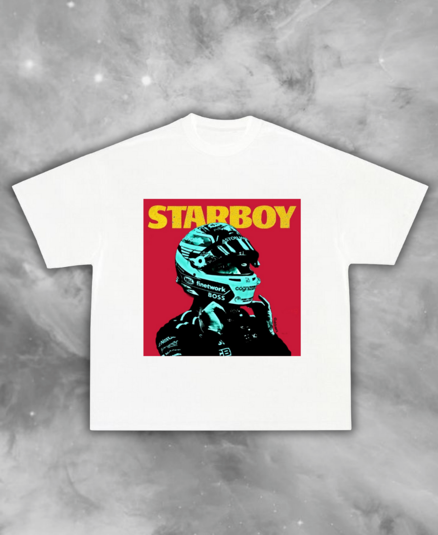 Starboy Helmet 13 White Tee
