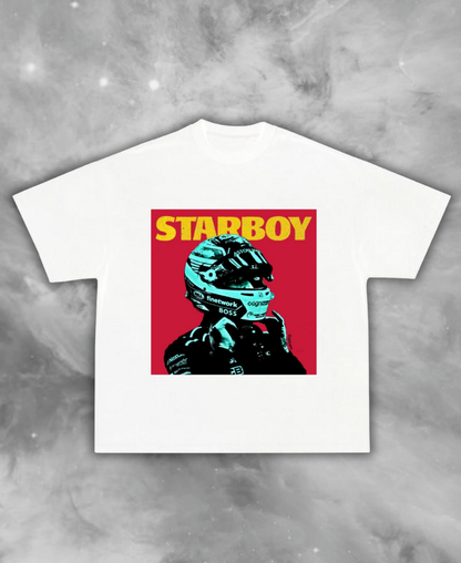 Starboy Helmet 13 White Tee