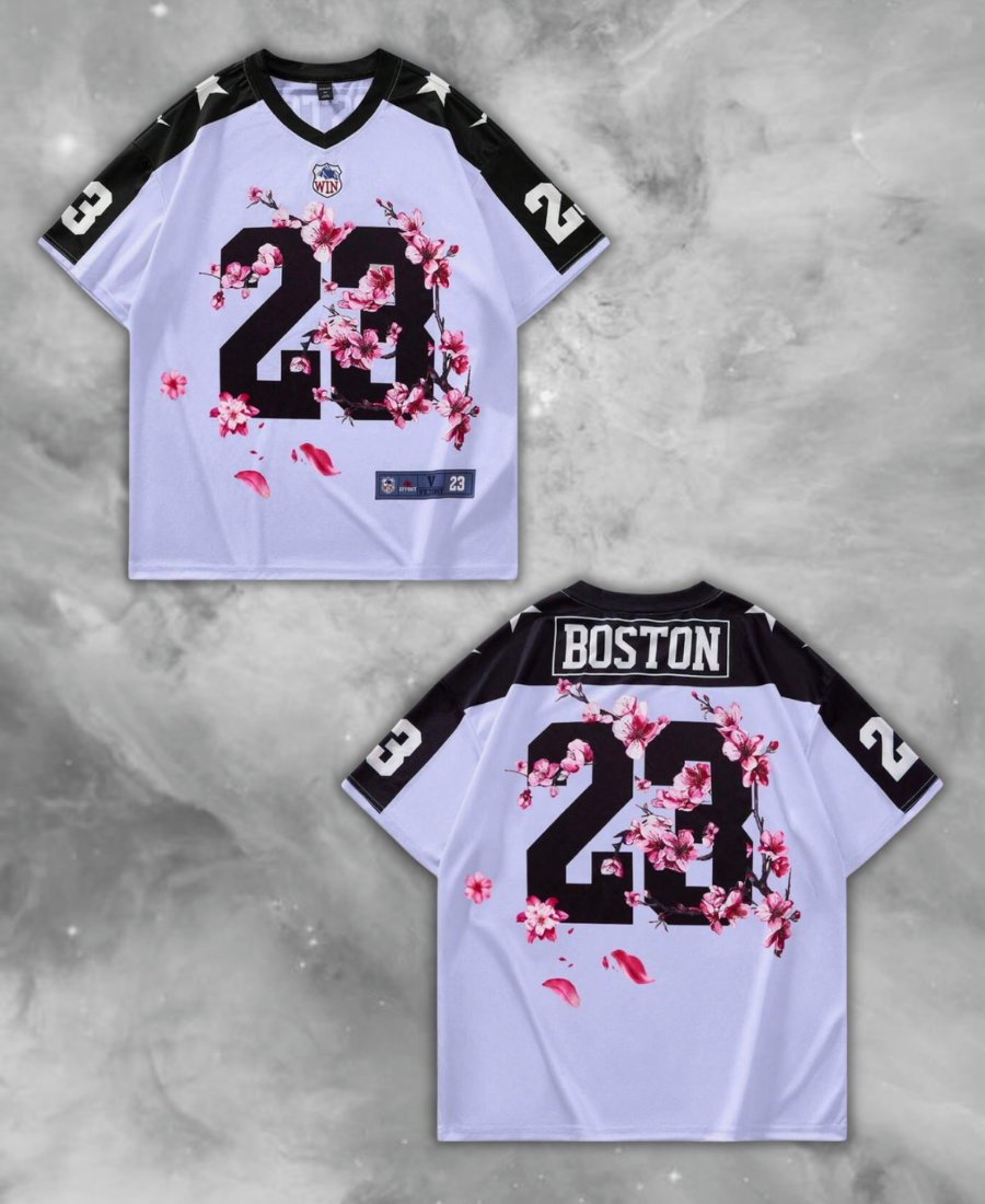 Boston 23 Flowers Jersey Tee