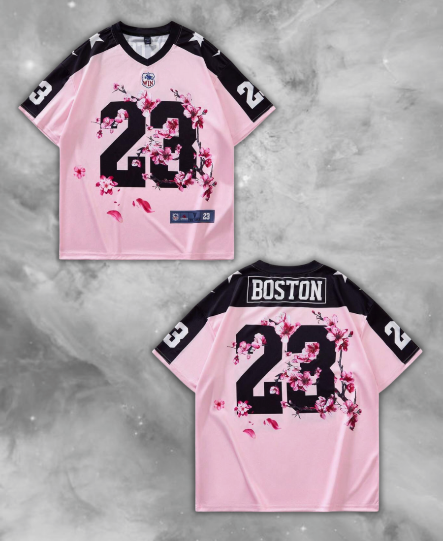 Boston 23 Flowers Jersey Tee
