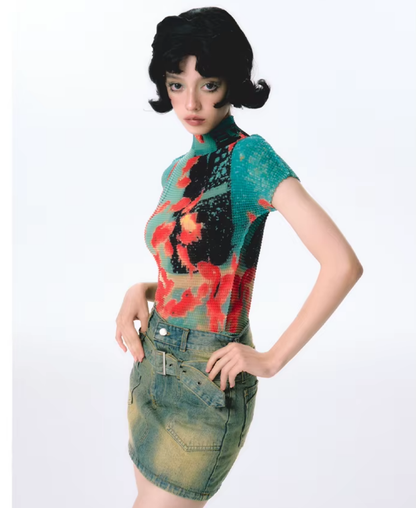 Ruffled Goldfish Tee