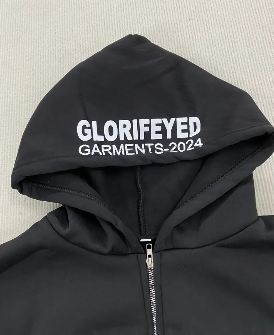 Glorifeyed Garments Zip-Up Hoodie