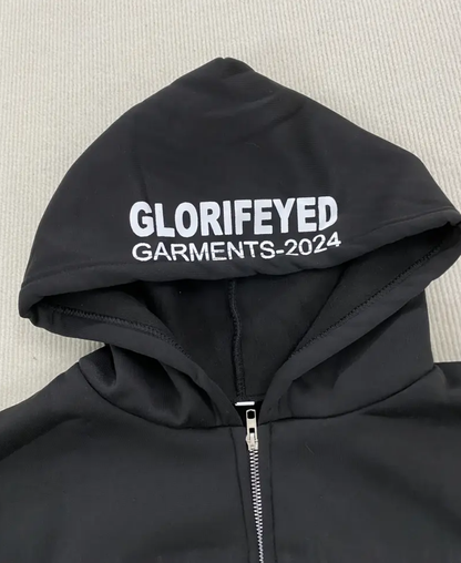 Glorifeyed Garments Zip-Up Hoodie