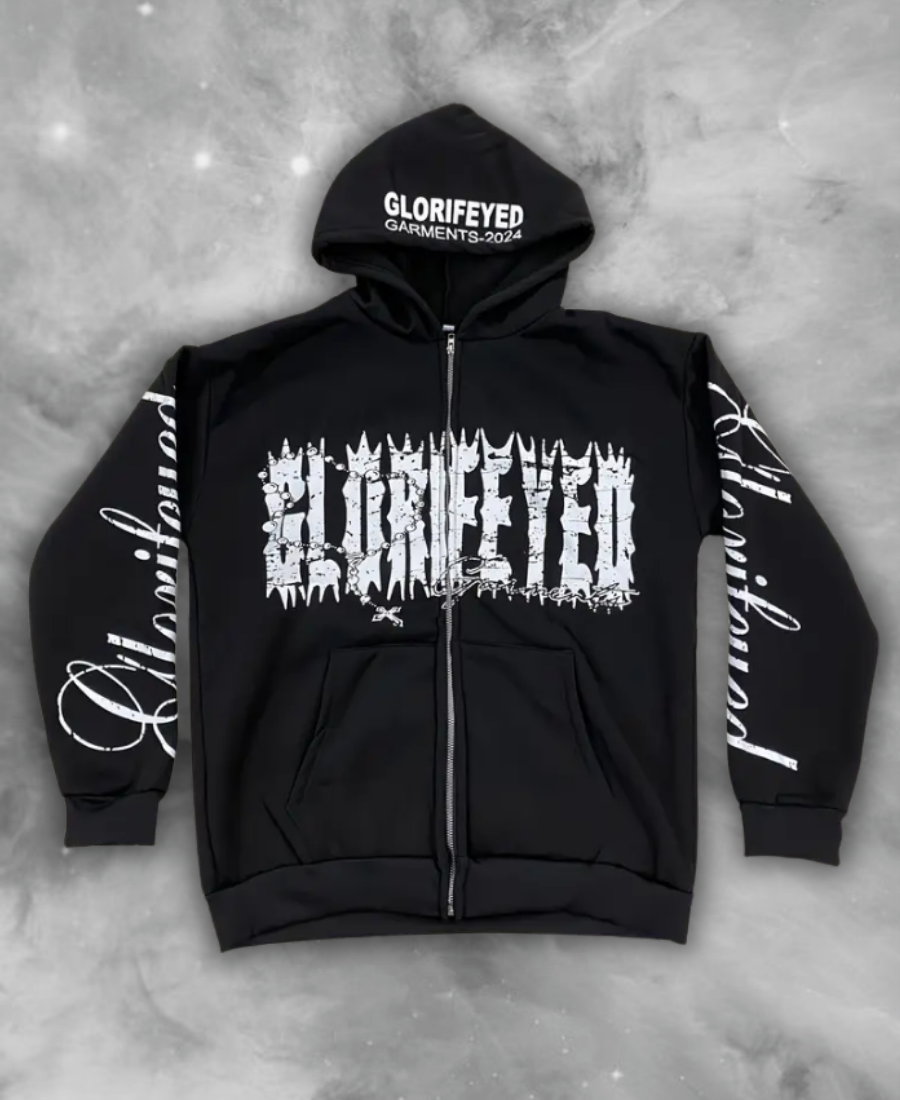 Glorifeyed Garments Zip-Up Hoodie
