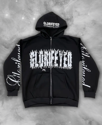 Glorifeyed Garments Zip-Up Hoodie