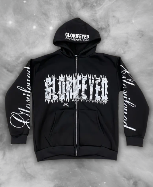 Glorifeyed Garments Zip-Up Hoodie