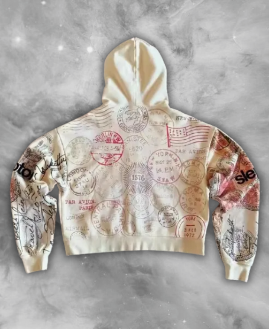 Global Courier Zip-Up Hoodie