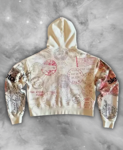 Global Courier Zip-Up Hoodie