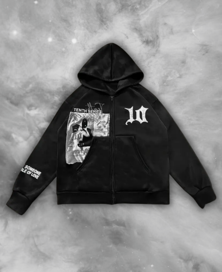 Tenth Series 10 Zip-Up Hoodie