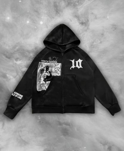 Tenth Series 10 Zip-Up Hoodie