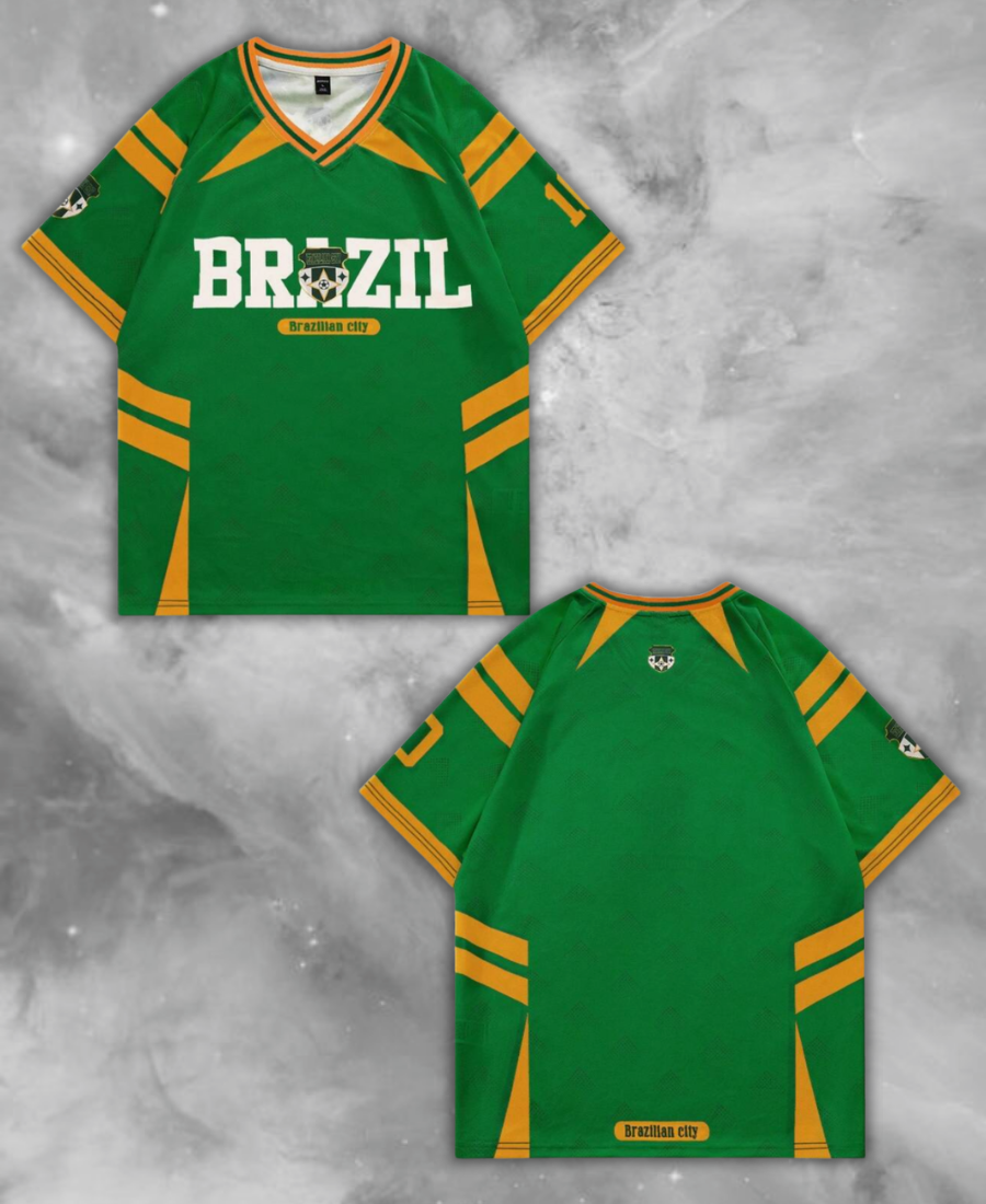 Brazilian City Retro Jersey Tee