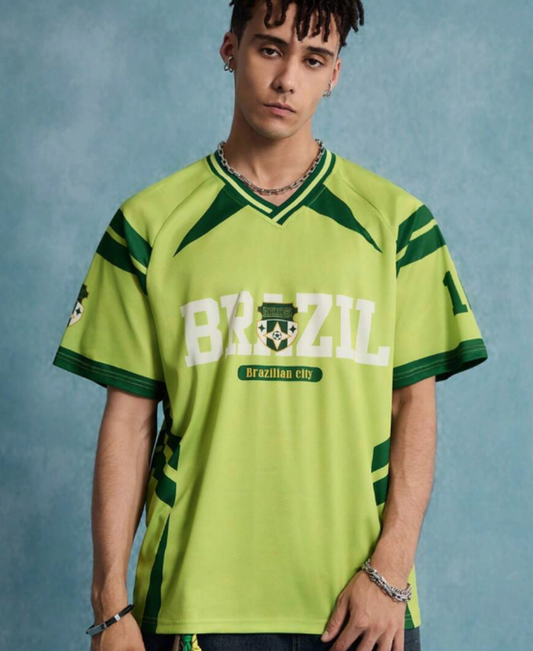 Brazilian City Retro Jersey Tee